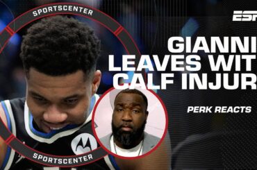 Perk reacts to Giannis Antetokounmpo’s calf injury amid trade speculation | SportsCenter