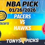 Pacers vs. Hawks NBA Betting Odds & Picks, 1/26/26 | Night Moves Show