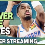 Tuesday's NBA Fantasy Basketball Waiver Wire Streaming