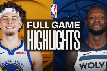 WARRIORS at TIMBERWOLVES | FULL GAME HIGHLIGHTS | January 26, 2026 (edited)
