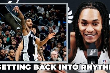 Devin Vassell on Getting Back into Rhythm in Return from Injury