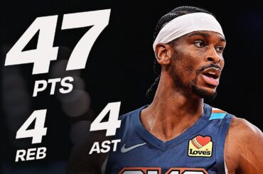 Shai Gilgeous-Alexander Drops 47 PTS In Indy | January 23, 2026