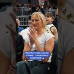 Sophie Cunningham at an Indiana Pacers game 🔥
