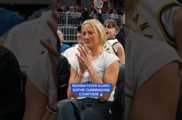 Sophie Cunningham at an Indiana Pacers game 🔥