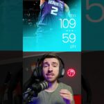 50 POINTS D'ECART ?? LES HORNETS TABASSENT LES SIXERS #nba #basketball #shorts