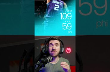 50 POINTS D'ECART ?? LES HORNETS TABASSENT LES SIXERS #nba #basketball #shorts