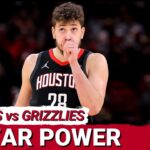 Alperen Sengun & Kevin Durant DOMINATE As Rockets Beat Grizzlies, Amen Thompson's Playmaking LEAP