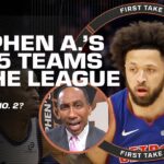 Stephen A. KNOWS the Detroit Pistons are a THREAT to his New York Knicks! 😳 | First Take