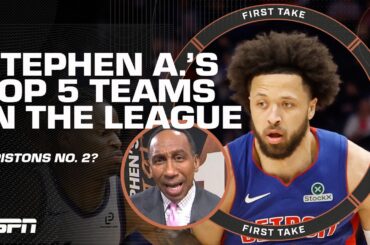 Stephen A. KNOWS the Detroit Pistons are a THREAT to his New York Knicks! 😳 | First Take