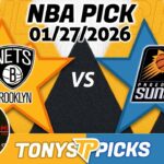 Brooklyn Nets vs Phoenix Suns Pick 1/27/26 NBA Pick Prediction