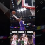 LeBron SLAM & Chicago's Crowd LOVES IT #Lakers