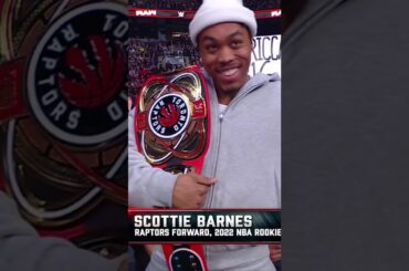 SCOTTIE BARNES IN THE HOUSE LAST NIGHT AT MONDAY NIGHT RAW 🔥 #raptors #wwe
