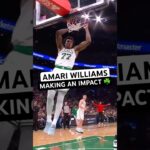 HIGHLIGHTS: Celtics have found something in Amari Williams 😤 #amariwilliams #bostonceltics #nba