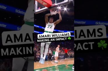 HIGHLIGHTS: Celtics have found something in Amari Williams 😤 #amariwilliams #bostonceltics #nba