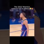 The 2022 Warriors had a whole different energy 😭 #shorts #nbaedits