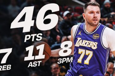 Luka Dončić Drops 46-PT DOUBLE-DOUBLE in Chicago | January 26, 2026