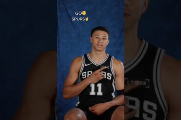 Today's ASL lesson with Carter Bryant! 🍎 #nba #spurs