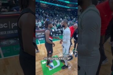 Welcome back Jrue ☘️ #celtics #nba #shorts