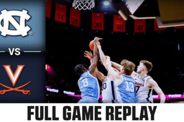 North Carolina vs. Virginia Full Game Replay | 2025-26 ACC Men's Basketball