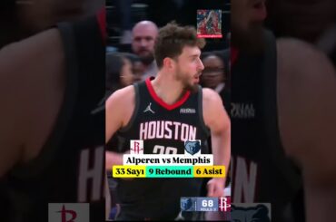 Alperen Şengün vs Memphis Grizzlies 26 Ocak 2026🏀⛹️ #sorts #alperensengun  #basketbol #türkiye #nba