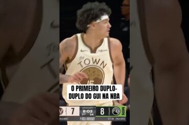 🇧🇷 GUI SANTOS tá jogando muito nos Warriors 🔥 #nba
