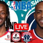 LIVE: PORTLAND TRAIL BLAZERS vs WASHINGTON WIZARDS | NBA | PLAY BY PLAY | SCOREBOARD