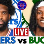 Philadelphia 76ers vs Milwaukee Bucks Live Stream Play-By-Play & Scoreboard