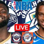 LIVE: NEW ORLEANS PELICANS vs OKLAHOMA CITY THUNDER | NBA | PLAY BY PLAY | SCOREBOARD