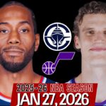 (LIVE) Kawhi Leonard vs Lauri Markkanen | Los Angeles Clippers vs Utah Jazz NBA Live Stream