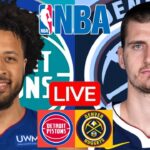 LIVE: DETROIT PISTONS vs DENVER NUGGETS | NBA | PLAY BY PLAY | SCOREBOARD
