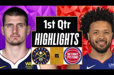 Detroit Pistons vs Denver Nuggets Full Game Highlights 1st Qtr | Jan 27 | 2026 NBA Highlights