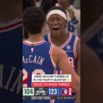 Jared McCain had the 76ers HYPED 😤