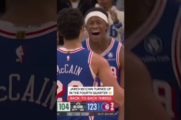 Jared McCain had the 76ers HYPED 😤