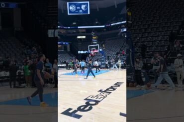01-21-26 Memphis Grizzlies Guard Ja Morant Warming Up