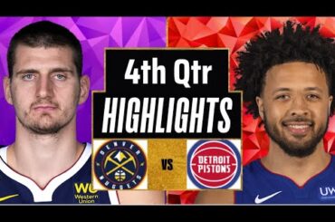 Detroit Pistons vs Denver Nuggets Full Game Highlights 4th Qtr | Jan 27 | 2026 NBA Highlights