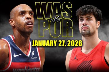 Washington Wizards vs Portland Trail Blazers Full Game Highlights – January 27, 2026 | NBA Season