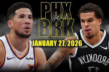Phoenix Suns vs Brooklyn Nets Full Game Highlights – January 27, 2026 | NBA Season