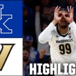 Kentucky Wildcats vs. Vanderbilt Commodores | Full Game Highlights | ESPN College Basketball