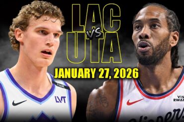 Los Angeles Clippers vs Utah Jazz Full Game Highlights – January 27, 2026 | NBA Season