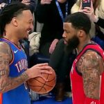 OKC and Pelicans GOT INTO IT 😳 Jaylin Williams and Sadiq Bey hustling for the ball