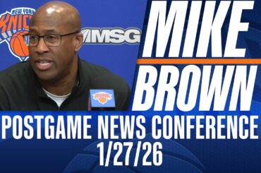 Mike Brown on Knicks' strong finish in 103-87 win over Sacramento