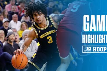 Nebraska at Michigan | HIGHLIGHTS | Big Ten Basketball | 01/27/2026