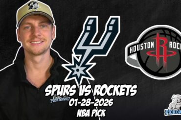 San Antonio Spurs vs Houston Rockets 1/28/26 NBA Free Picks & Prediction | NBA Tips