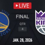 NBA LIVE! Golden State Warriors vs Sacramento Kings | Jan. 28, 2026 | Kings vs Warriors NBA 2K26