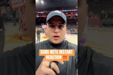 Instant Reaction To The Phoenix Suns BEATING The Brooklyn Nets ‼️ #nba #phoenixsuns #markwilliams