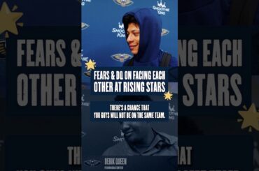 Derik Queen & Jeremiah Fears on Potential Rising Stars Faceoff #nba