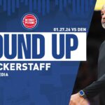 Post-Game Press Conference: J.B. Bickerstaff | Pistons vs. Nuggets  | 1.27.26