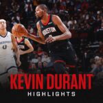 Kevin Durant (33 points) Highlights vs. Memphis Grizzlies