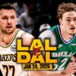 Los Angeles Lakers vs Dallas Mavericks Full Game Highlights | Jan 24, 2026 | FreeDawkins