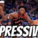 NETS FAN REACTS TO! Raptors vs Thunder Game Highlights 1/25